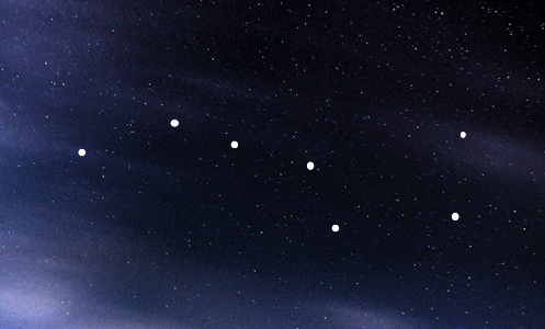 Sternbild 'der grosse Wagen'